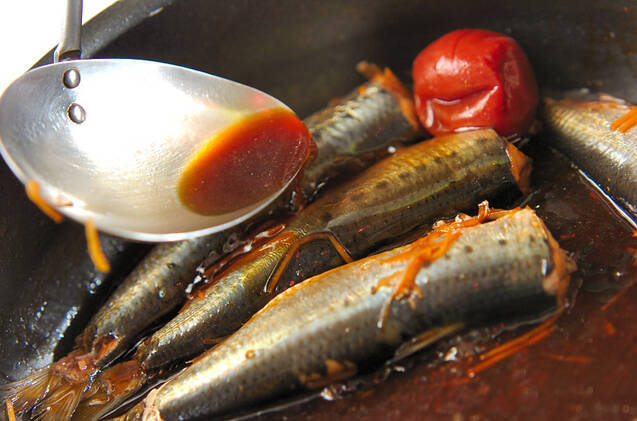 イワシの梅ショウガ煮の作り方の手順4