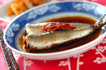 イワシの梅ショウガ煮