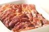 豚バラ肉の七味焼きの作り方の手順1