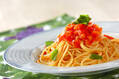 フレッシュトマトのパスタ