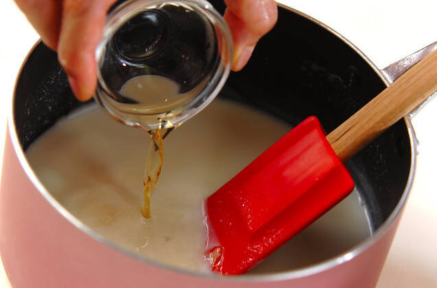 桃のアンニン豆腐の作り方の手順4