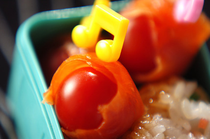 サーモン巻きトマト