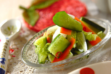 野菜の即席漬け