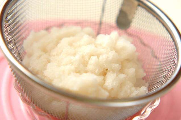 チリメンジャコのおろし酢和えの作り方の手順1