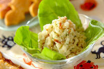 フライドオニオン入りポテトサラダ