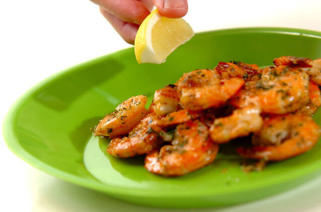 ガーリックシュリンプの作り方の手順3