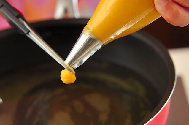 ハチミツ風味のドーナツの作り方の手順4