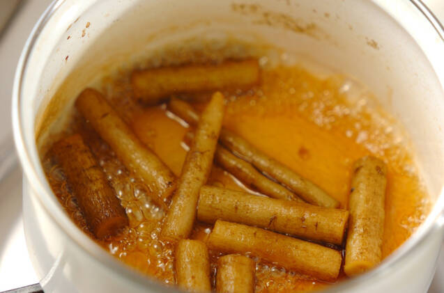 たたきゴボウのゴマ酢和えの作り方の手順2