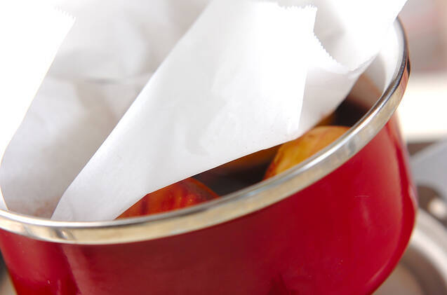 イチジクの赤ワイン煮の作り方の手順2