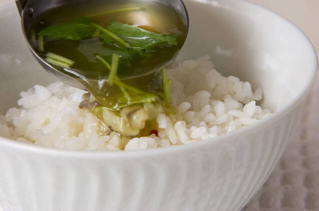 たこわさ茶漬けの作り方の手順3