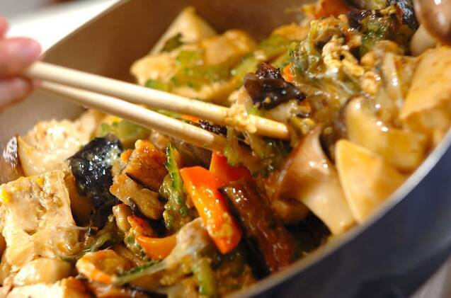 アナゴとゴーヤのチャンプルーの作り方の手順9