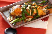 カレイの唐揚げあんかけ