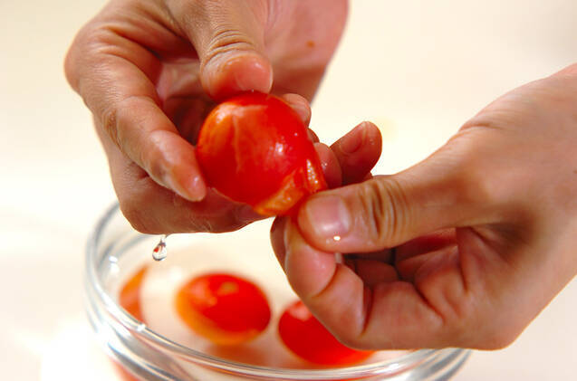 プチトマトのシャーベットの作り方の手順2
