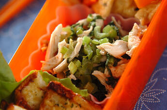 ささみと小松菜の和え物