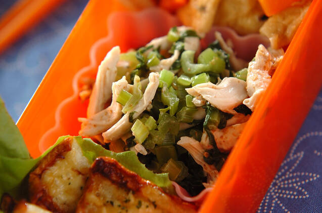 ささみと小松菜の和え物