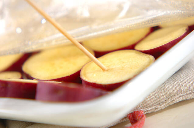 サツマイモのママレード和えの作り方の手順3