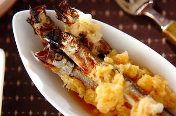 シシャモのおろし和え