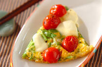 プチトマトのミニオムレツ