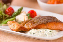 鮭のソテータルタルソース