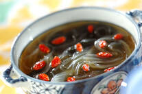 春雨入りのりスープ