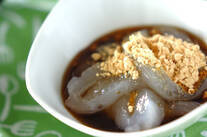 黒みつがけ葛きり