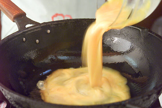 ふわふわ卵炒めの作り方の手順3