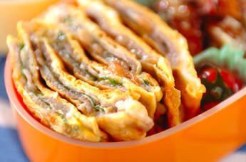 豚肉と大葉のピカタ