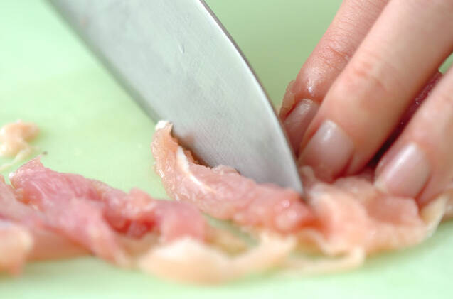 きんぴらチキン根菜の作り方の手順1