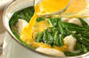 ショウガと餃子のふんわり卵スープの作り方の手順3