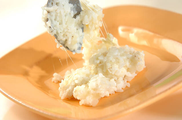 生米から作る本格モッツァレラチーズリゾットの作り方の手順6