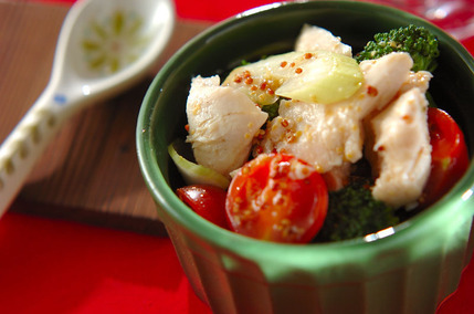 ささ身のヘルシーサラダ