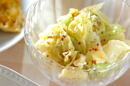 キャベツのマスタード和え