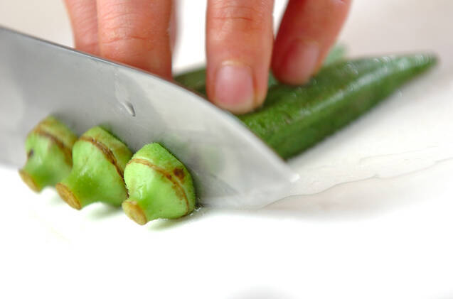 オクラとツナのゴマ和えの作り方の手順3