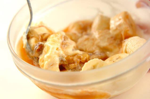 キャラメルバナナアイスの作り方の手順4