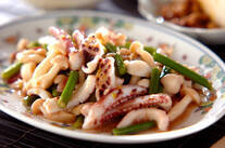 イカのサッパリ塩炒め