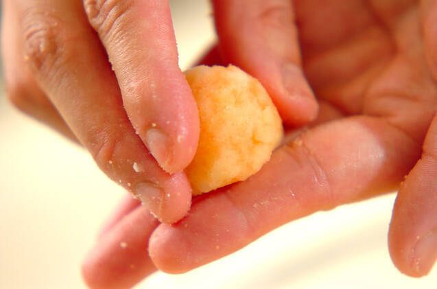 明太子コロッケの作り方の手順3