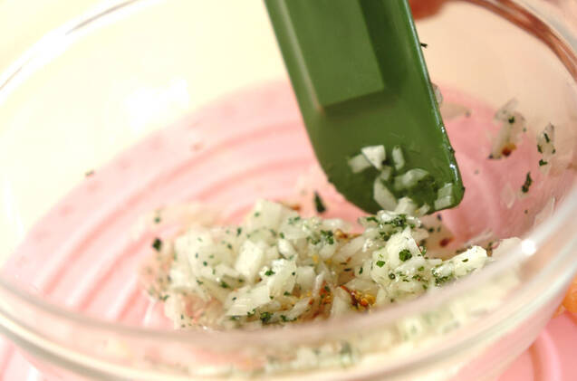 湯むきトマトのサラダの作り方の手順3