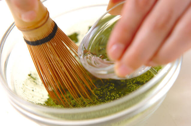 豆乳カン・抹茶ソースの作り方の手順1