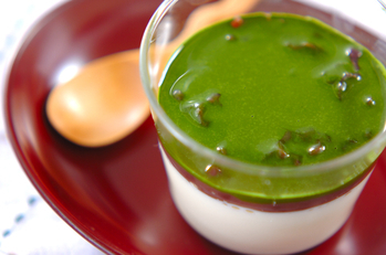 豆乳カン・抹茶ソース