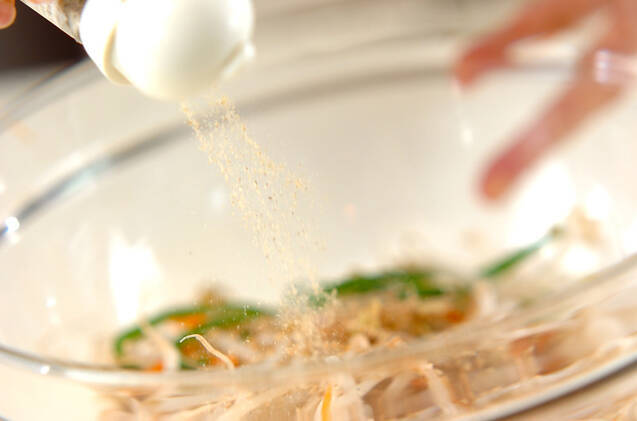 味付け黄金比で簡単！もやしのナムル お箸止まらない人気の常備菜の作り方の手順5