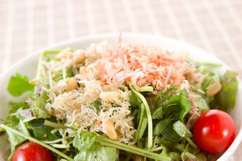 ミツバのジャコサラダ