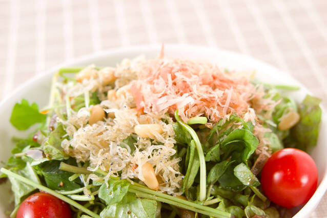 ミツバのジャコサラダ