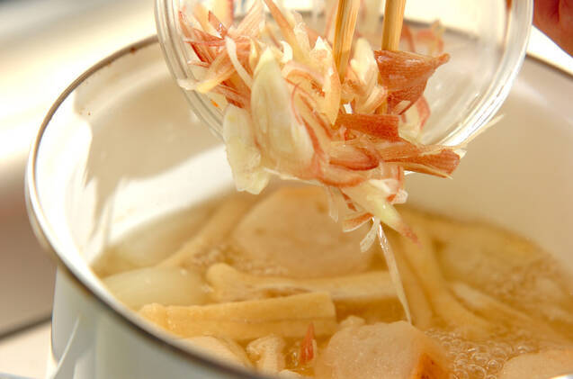 麩の合わせみそ汁の作り方の手順6