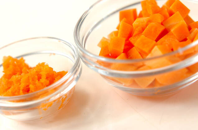 ハンバーグとレンズ豆の煮込みの作り方の手順2