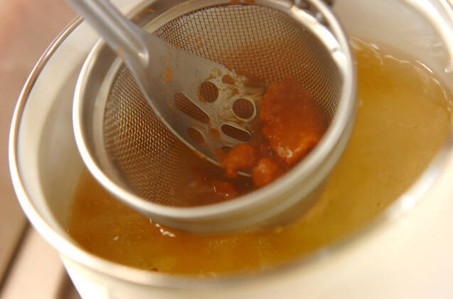 ナメコのみそ汁の作り方の手順3