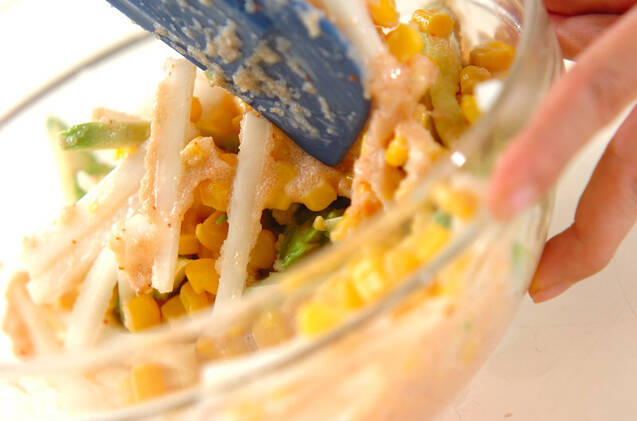 大根の明太マヨ和えの作り方の手順5