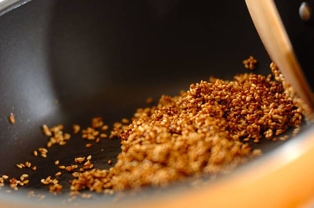 ゴマジンジャーふりかけの作り方の手順4