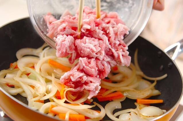 豚肉のユズコショウ炒めの作り方の手順7