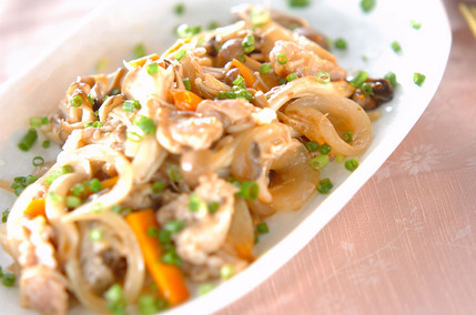 豚肉のユズコショウ炒め