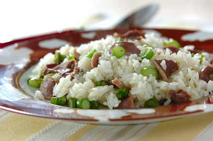 砂肝のバターライス